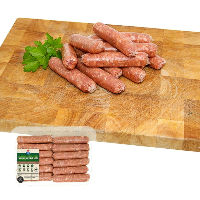 Maple Leaf Maple Pork Breakfast Sausage Raised Without Antibiotics, 12 Pork Sausages