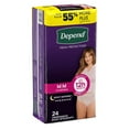 thumbnail image 2 of Depend Night Defense Adult Incontinence Underwear for Women, Overnight, S-XL, Blush, 2 of 9