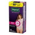 thumbnail image 3 of Depend Night Defense Adult Incontinence Underwear for Women, Overnight, S-XL, Blush, 3 of 9