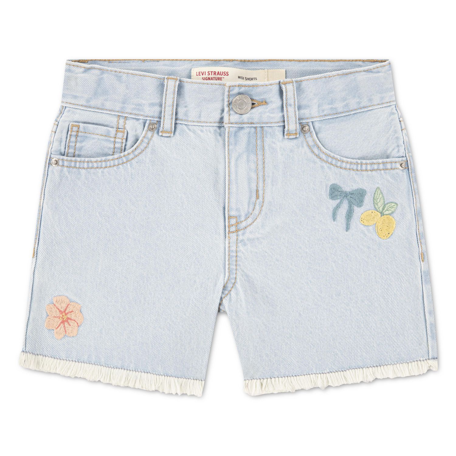 Short en denim Midi taille mi-haute Levi Strauss Signature pour fille