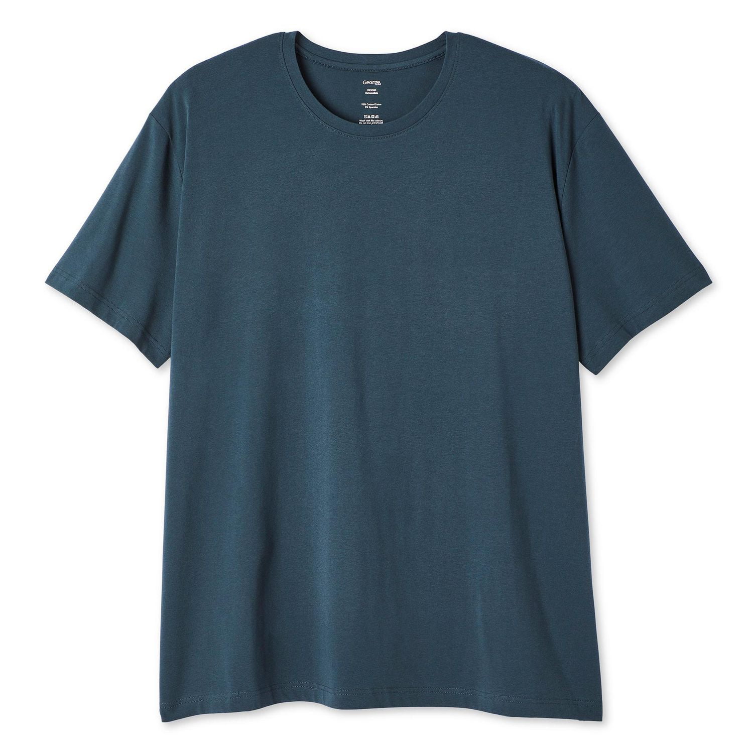 T-shirt extensible à encolure ras du cou George Plus pour hommes