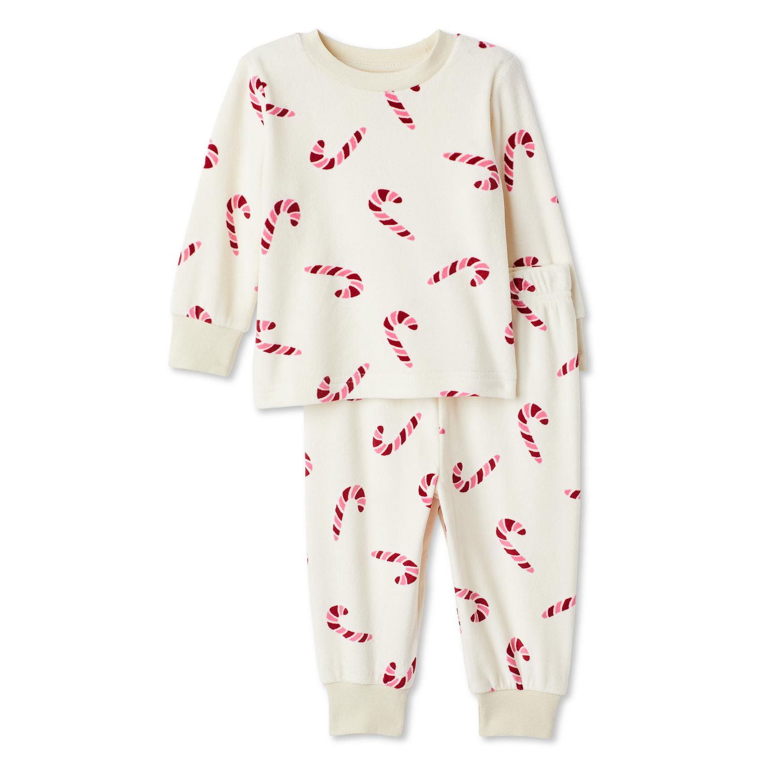 Pyjama 2 pièces en velours George pour bébés filles
