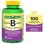 Spring Valley B Complex avec vitamine C.