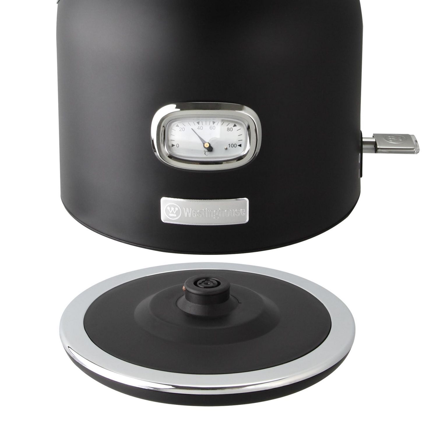 Westinghouse 1.7 L Retro Electric Kettle, Black - 736750, Kitchen