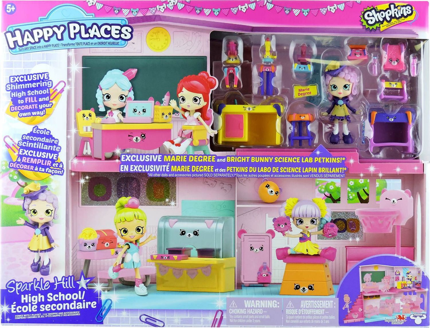 Shopkins Happy Places School Playset S3 Wm Exclusive | Walmart Canada