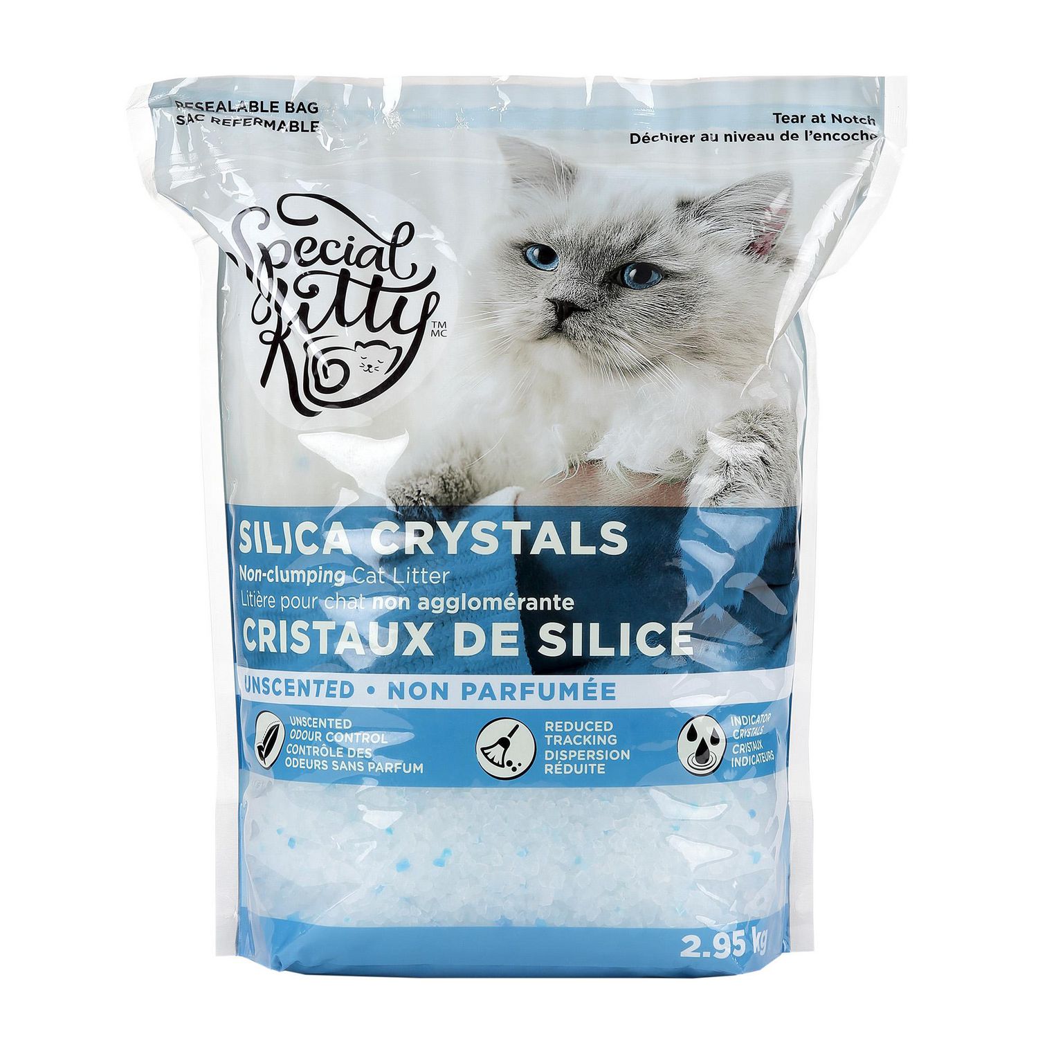 Special Kitty Crystal Unscented Cat Litter 2.95KG Walmart Canada