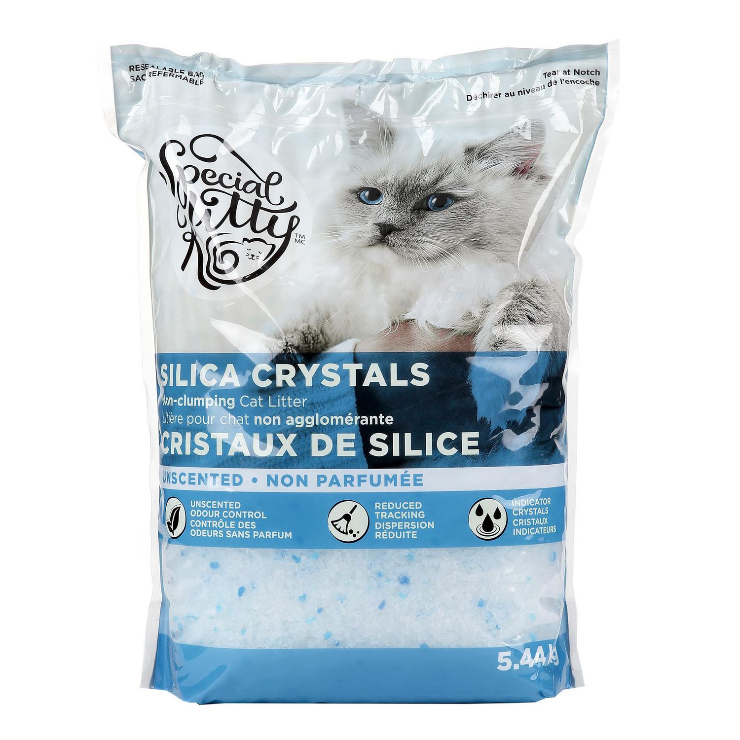 Special Kitty Crystal Unscented Cat litter 5.44KG Walmart Canada