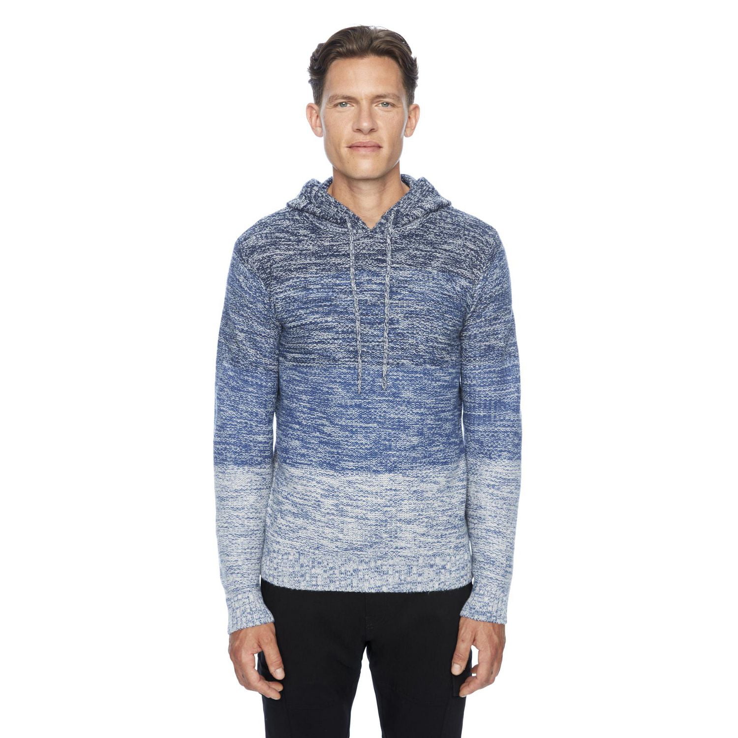 Chandail manches longues à capuchon Dark Black