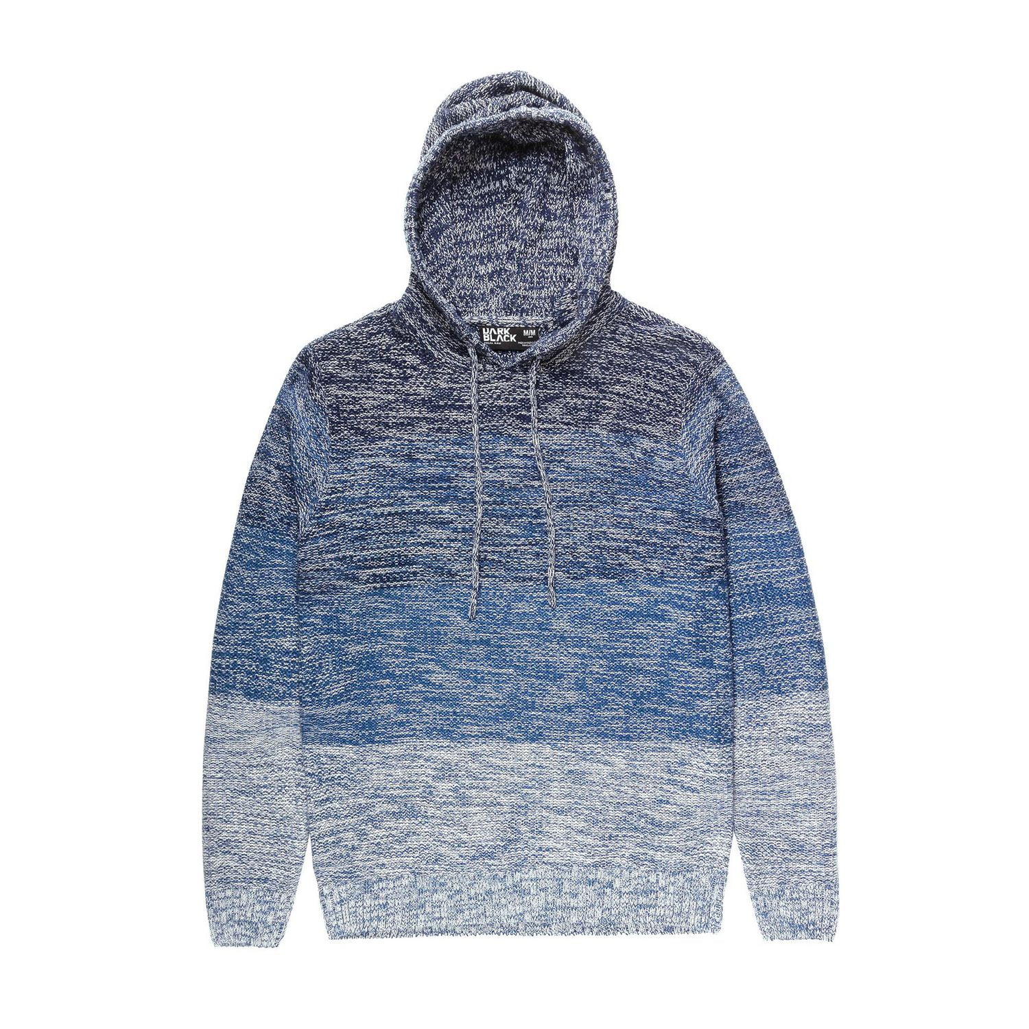 Chandail manches longues à capuchon Dark Black