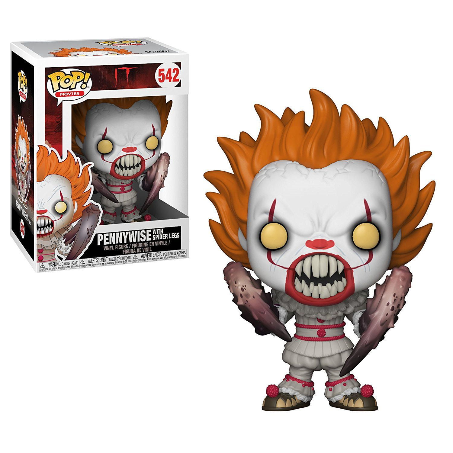 Funko POP! Movies: It - Pennywise (spider Legs) Vinyl Figure | Walmart ...