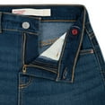 thumbnail image 4 of Levi Strauss Signature Girls' Mid-Rise Embroidered Flower Denim Shorts, 4 of 4