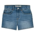 thumbnail image 1 of Levi Strauss Signature Girls' High-Rise Denim Shorts, 1 of 1