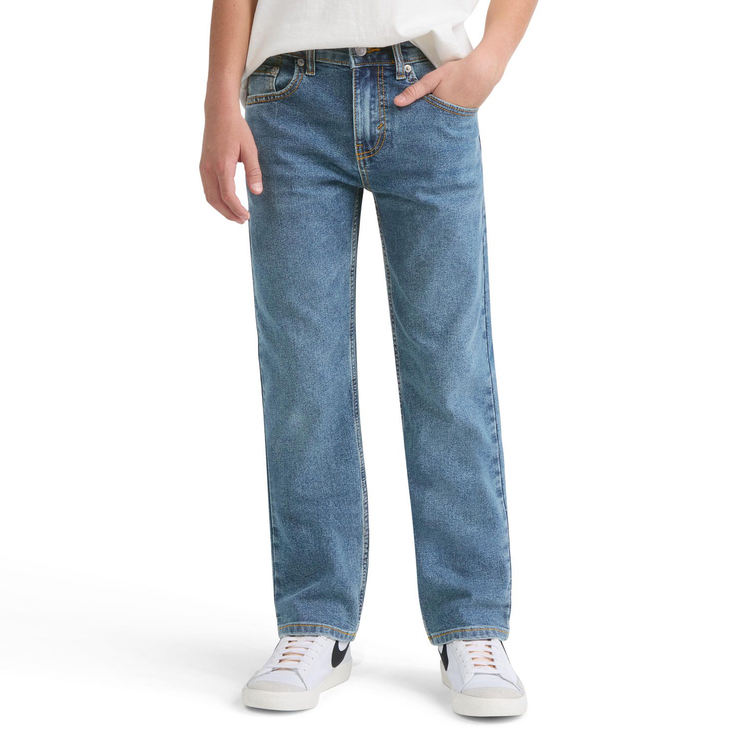 Jean taille mi-haute coupe droite Levi Strauss Signature pour garçon