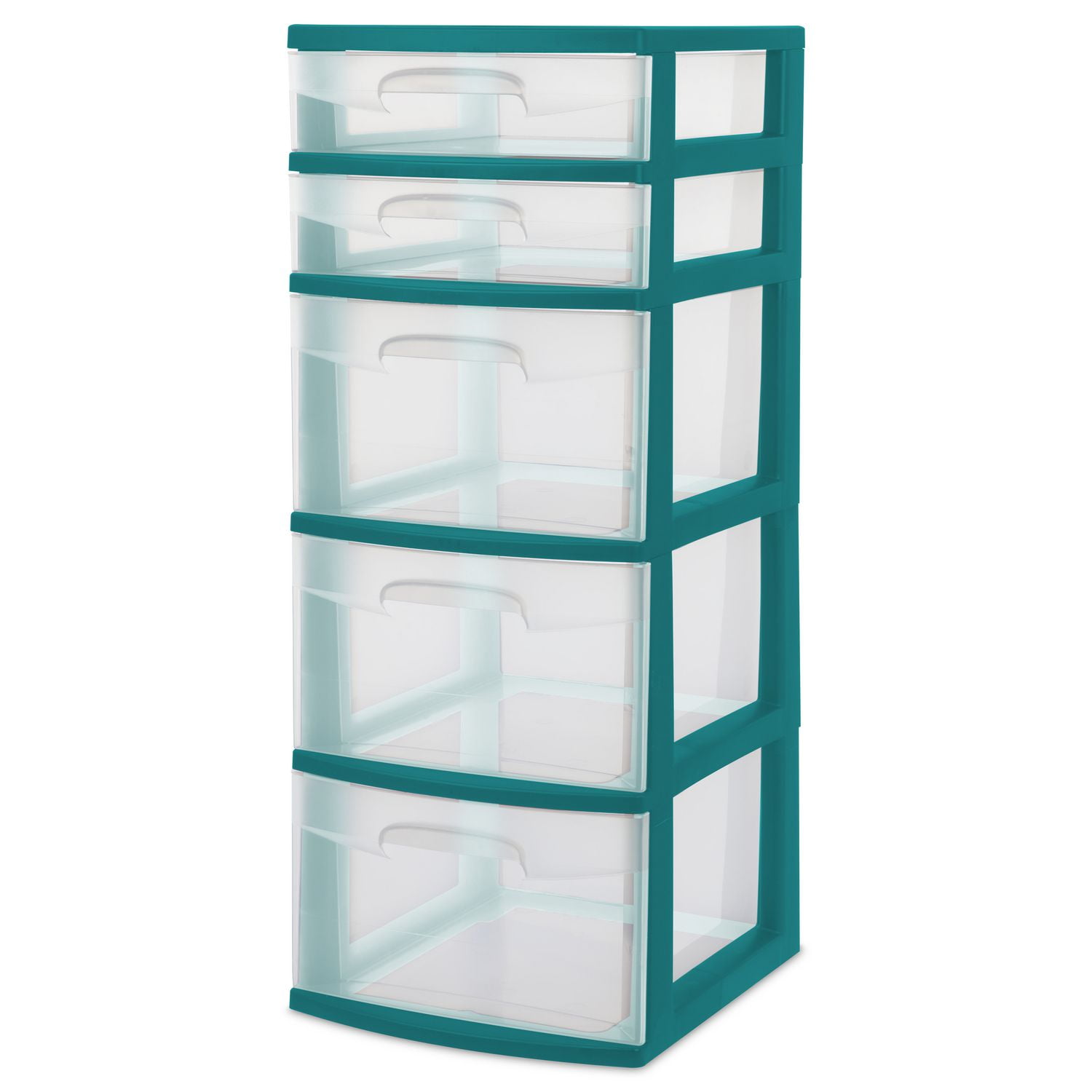 Sterilite 5 Drawer Tower Aqua Walmart Canada
