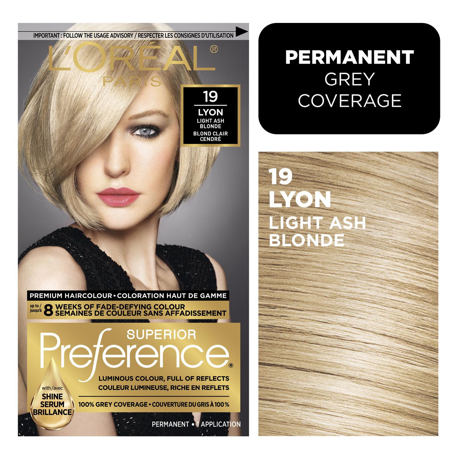 Loreal Preference Smokey Grey 9.112 Camden Town Permanent Hair Colour x3 -  Concord Cash and Carry