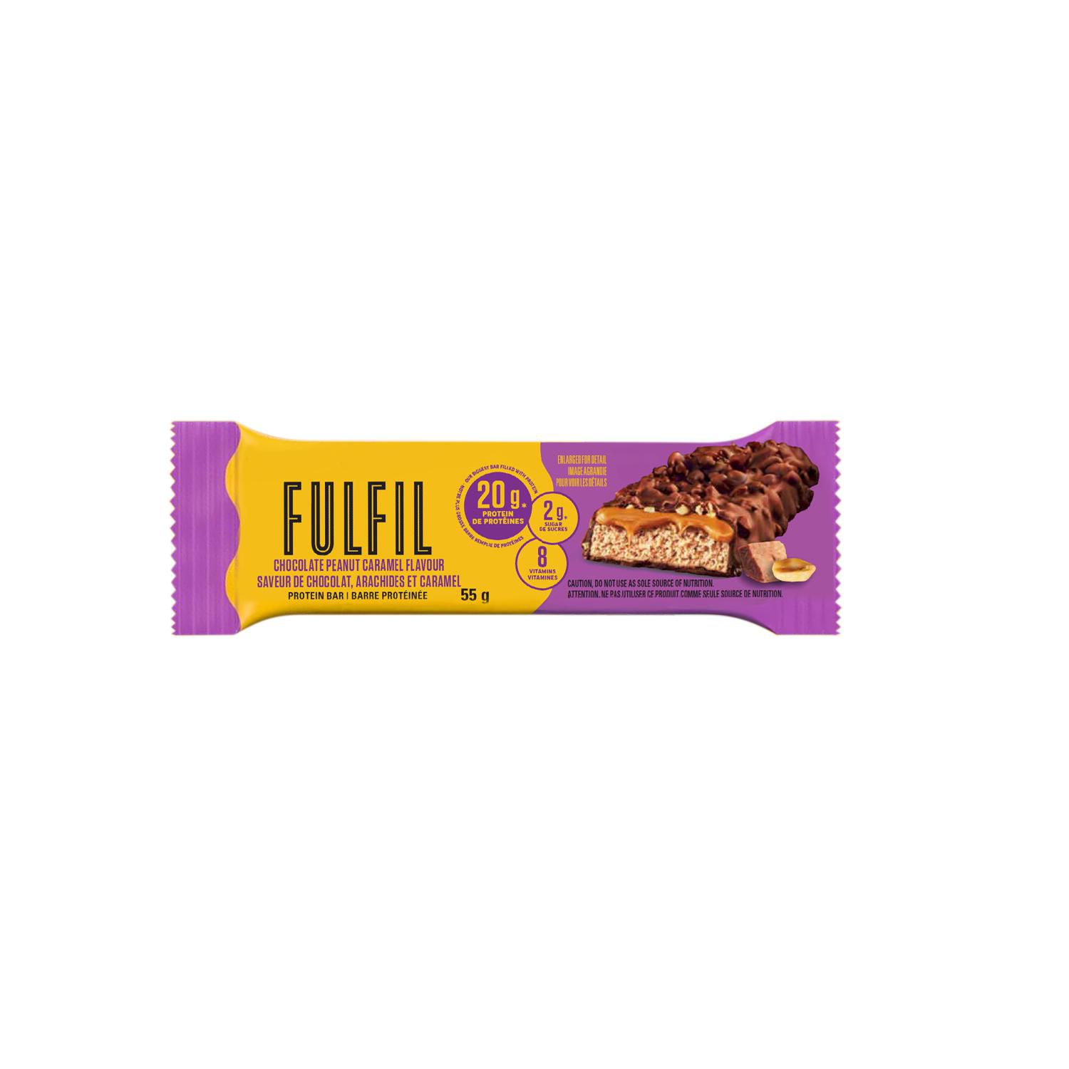 FULFIL PEANUT & CARAMEL PROTEIN BAR 55g