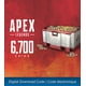 PS4 APEX Legends - 6700 Coins Virtual Currency [Download] – image 1 sur 1