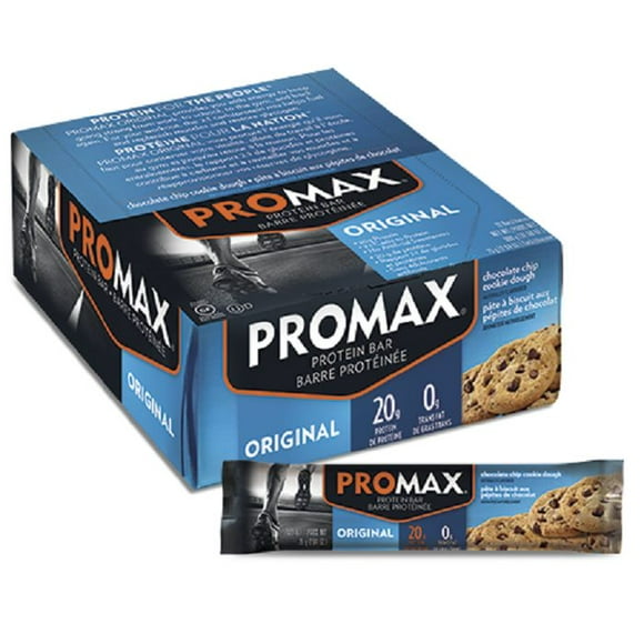Promax® Original Barre de Protéine - Pâte à Biscuits et Pépites de Chocolat