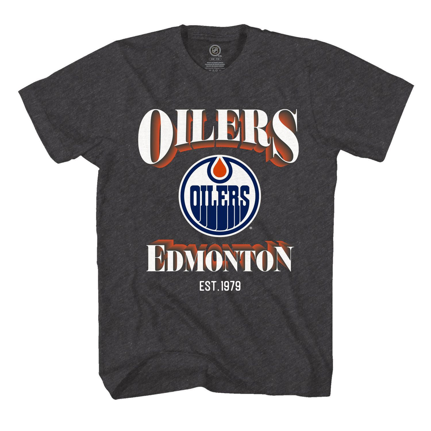 T-shirt à manches courtes Echo pour hommes des Oilers d'Edmonton de la LNH *Exclusivité en ligne