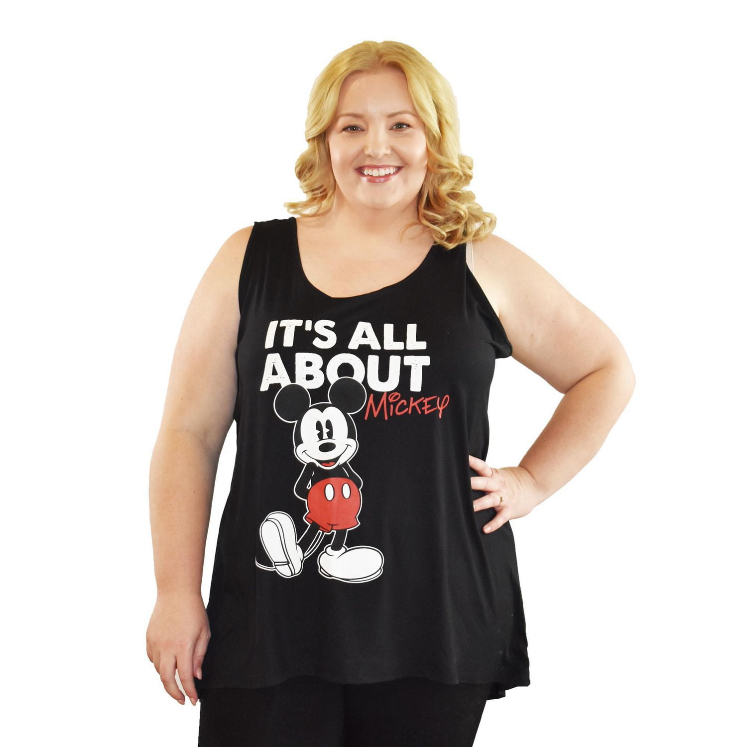 Ladies Plus Disney All About The Mouse Tank Top