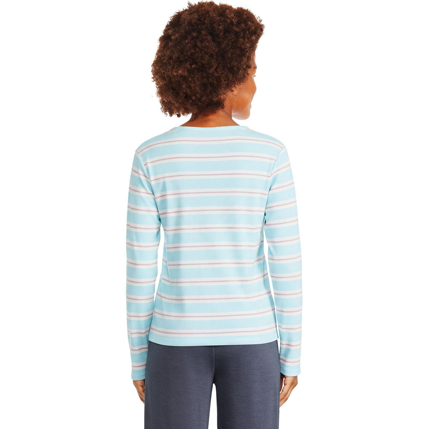 Kuromi & My Melody Girls' Long-Sleeve Rib T-Shirt