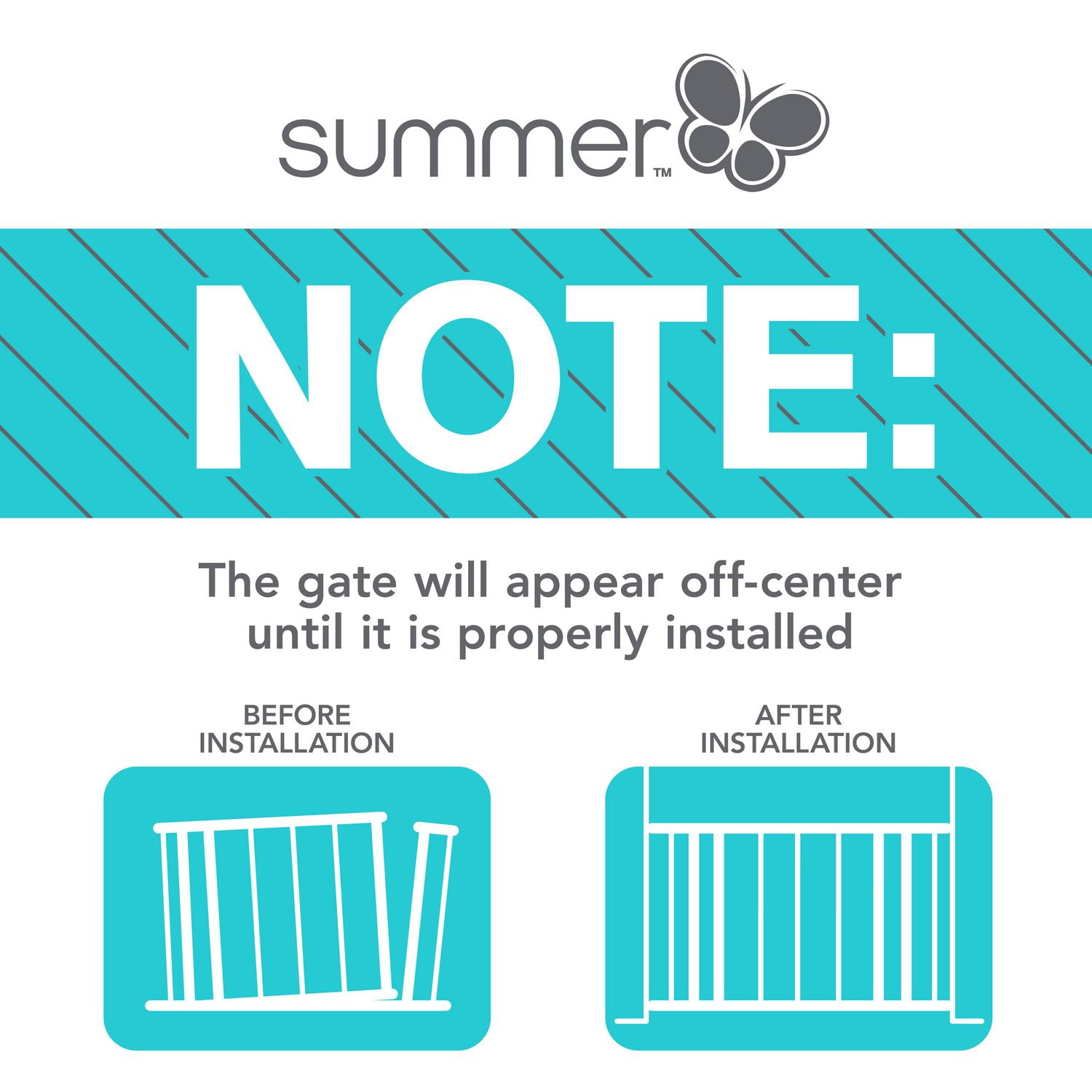 West end clearance safety gate