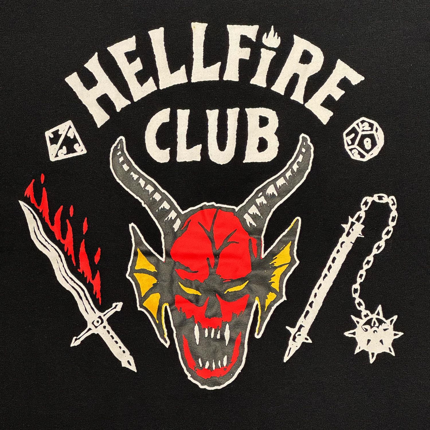 Stranger Things Ladies Hellfire Club Short Sleeve T-Shirt