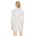 thumbnail image 3 of No Boundaries Women's Mock Neckline Dress, 3 of 6