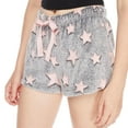 thumbnail image 4 of No Boundaries Women's Plush Sleep Short, 4 of 6