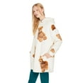 thumbnail image 2 of No Boundaries Women's Faux Shearling Snuggie, 2 of 6