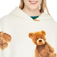 thumbnail image 4 of No Boundaries Women's Faux Shearling Snuggie, 4 of 6