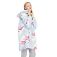 thumbnail image 2 of No Boundaries Women's Faux Shearling Snuggie, 2 of 6