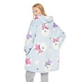 thumbnail image 3 of No Boundaries Women's Faux Shearling Snuggie, 3 of 6