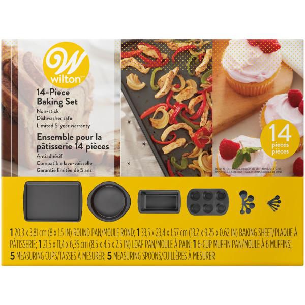 Wilton 14-Piece Non-Stick Baking Set, Dishwasher Safe – ShopBobbys