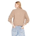 thumbnail image 3 of No Boundaries Women's Mock Neckline Sweater, 3 of 6