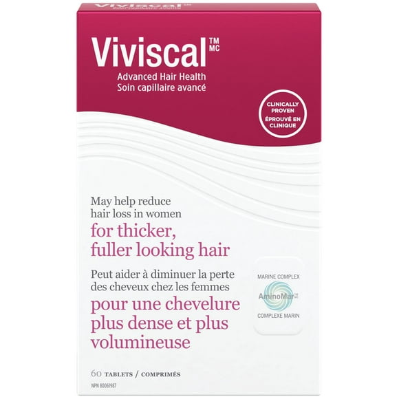 Viviscal Extra Strength Advanced Hair Health Supplement, Visibly Improves Hair Growth and Thickness, 60 Tablets