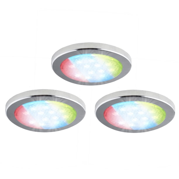 BAZZ 3 Pack Under LED RGB Puck Walmart.ca