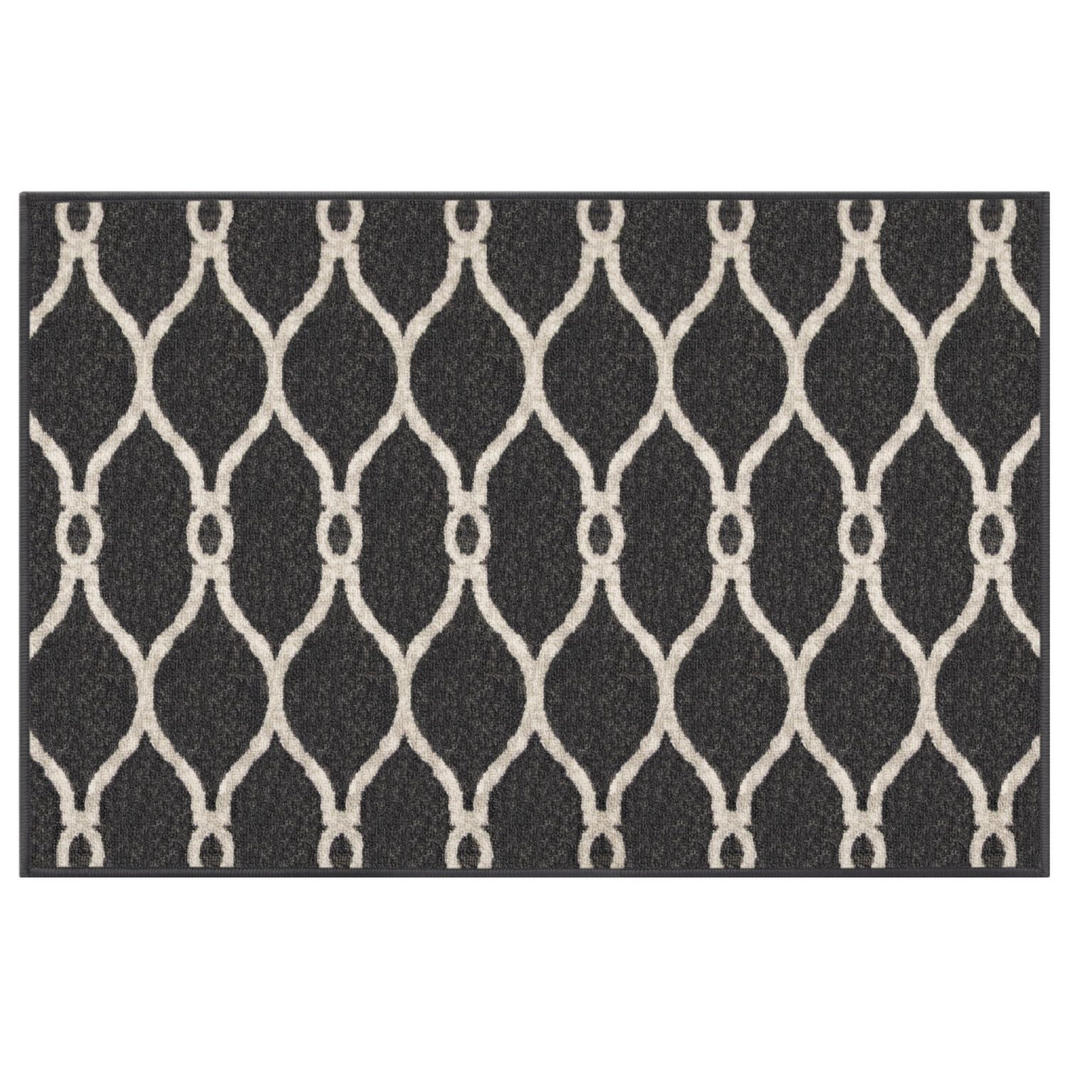 2x3' Sharaya Charcoal Printed Floor Mat Walmart Canada