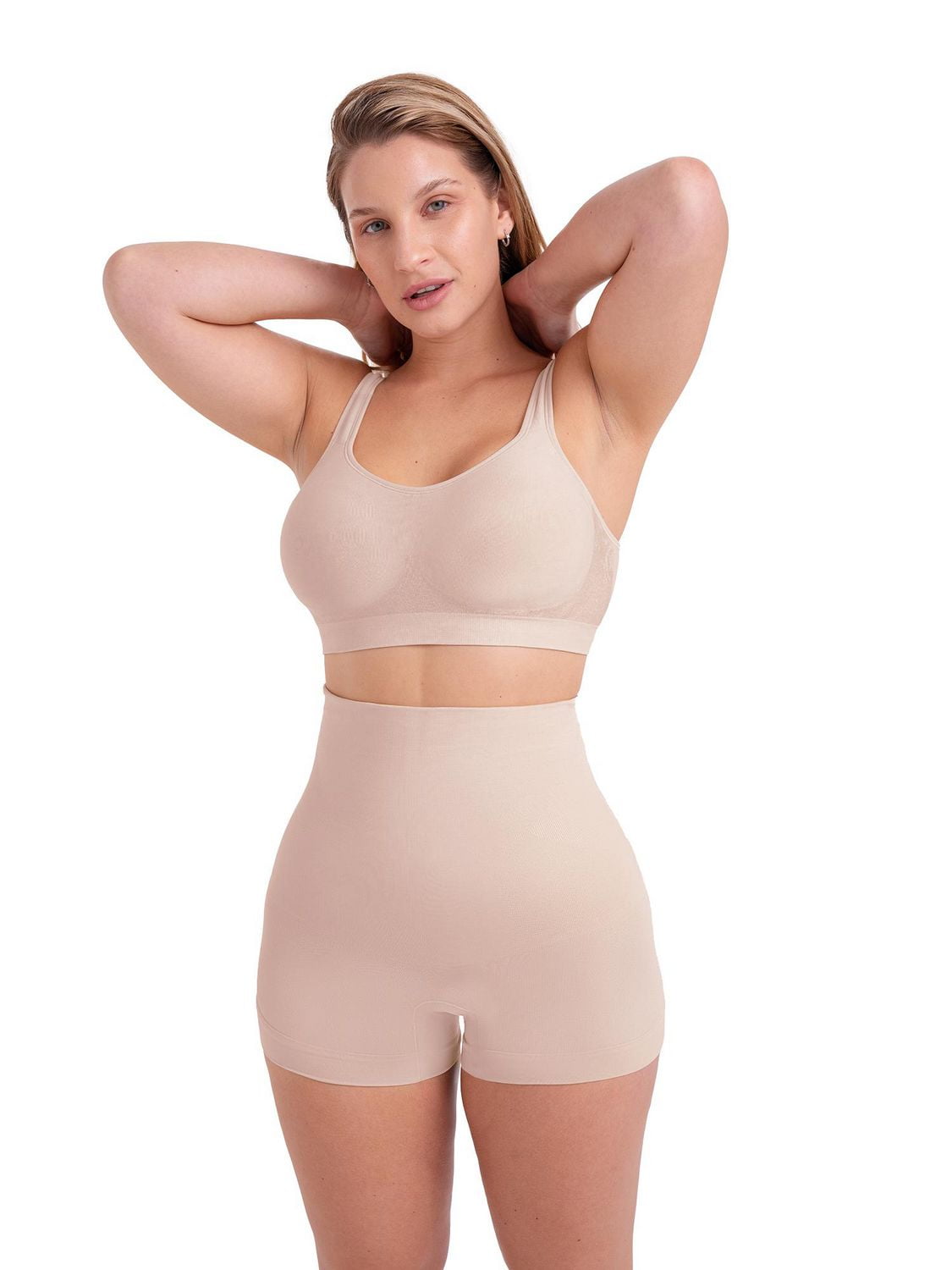 Shapermint Core Culotte Garçonne – Shorty Gainant Taille Haute pour Femme, Coupe Sans Couture et Maintien Confortable, Tailles S à 4XL