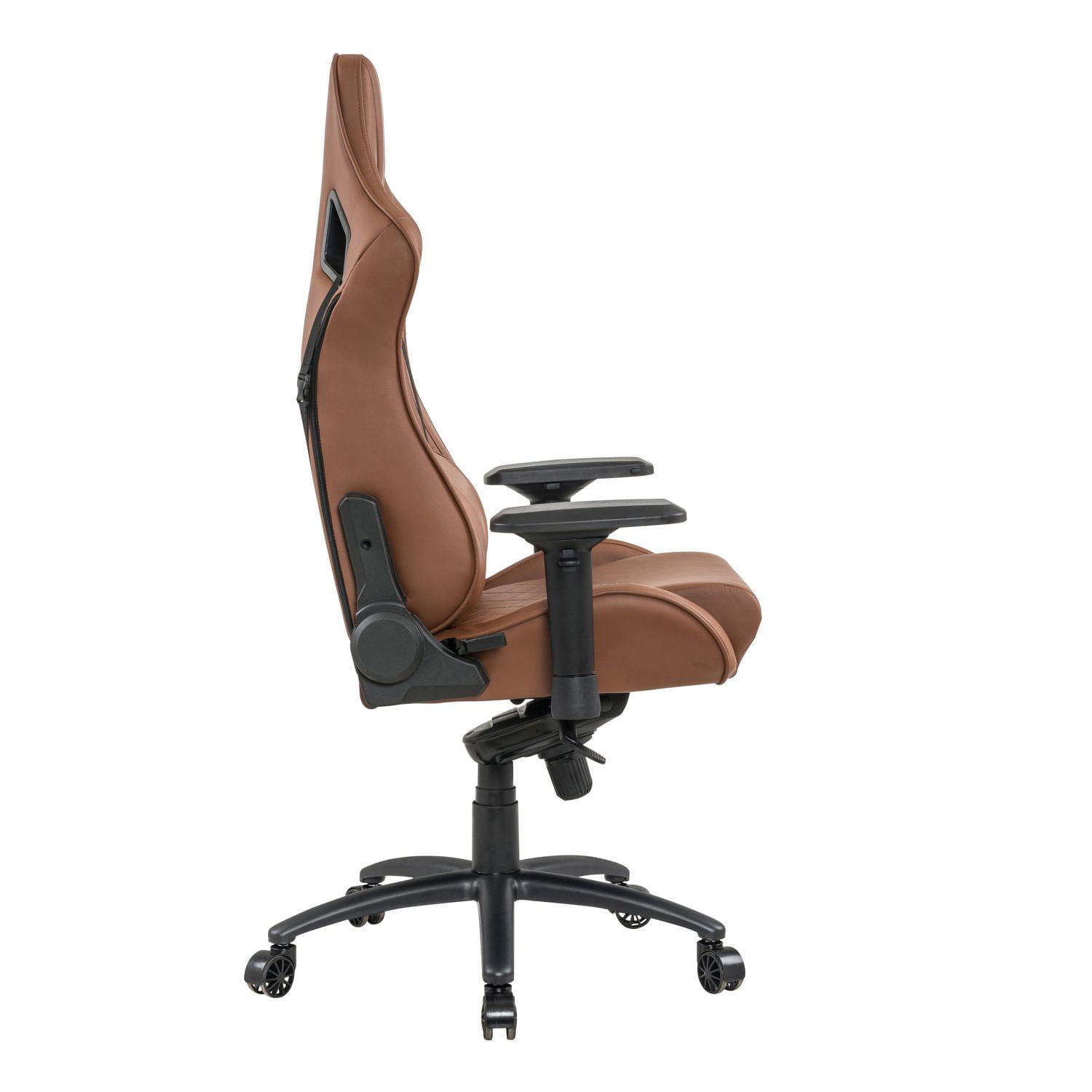 XFX IZZ 10 Faux Leather Gaming Chair Cognac Walmart