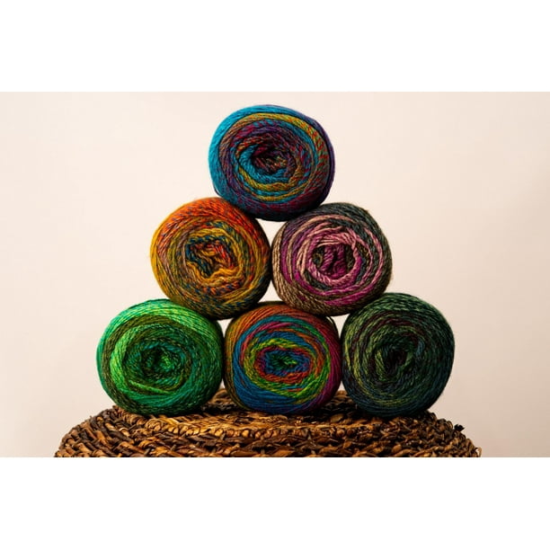 Lion Brand Yarn Ferris Wheel Yarn, Multicolor Yarn for Knitting,  Crocheting, and Crafts, 1-Pack, Cotton Candy