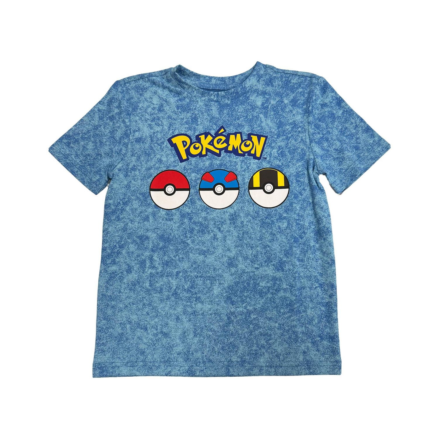 Pokémon Garçons Pokeballs T-shirt à manches courtes électrique
