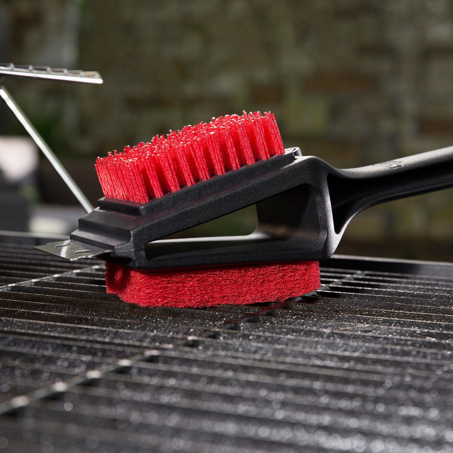 Expert Grill Soft Grip 3-in-1 Barbecue Cleaning Brush