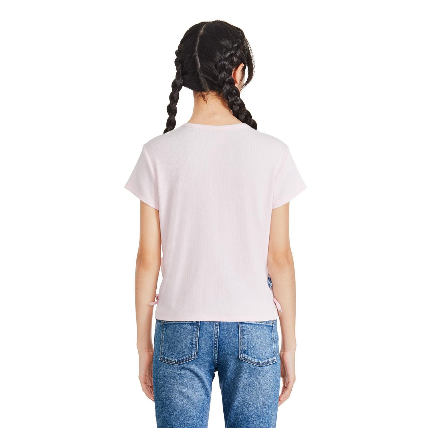 Disney Girls' Stitch Rib T-Shirt