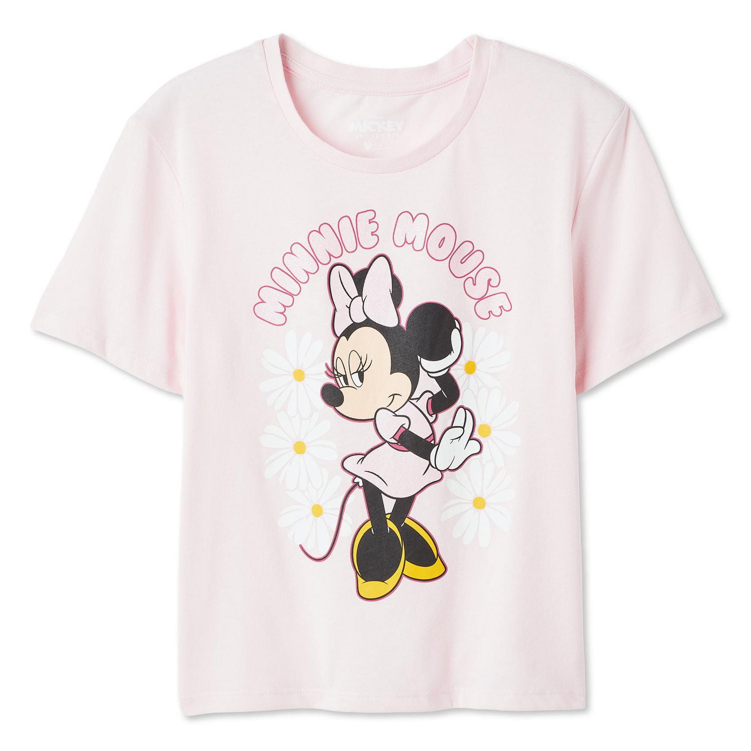 T-shirt à imprimé graphique Minnie Mouse Disney pour filles