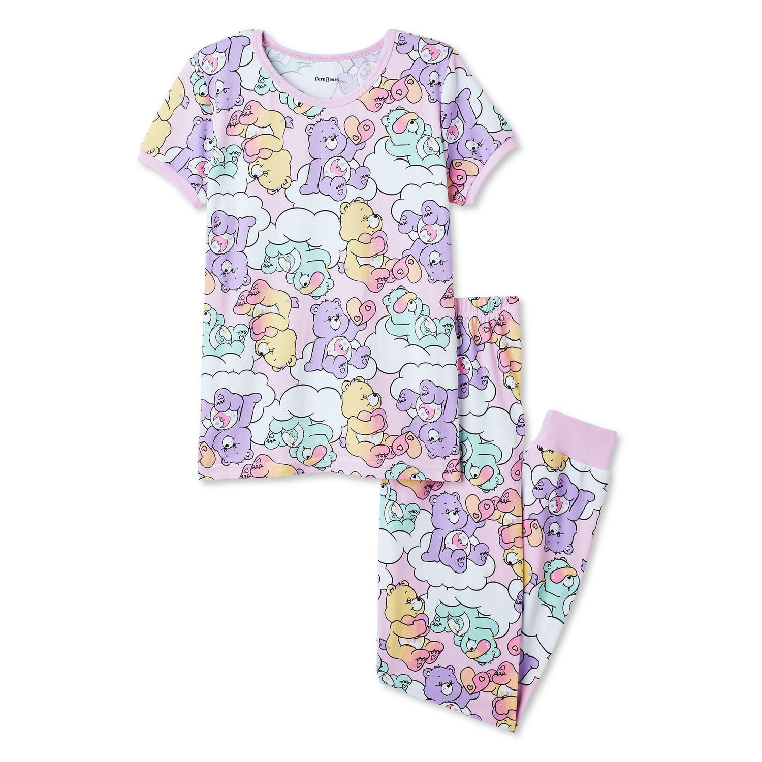 Care Bears Girls' Two Piece Pajama Set