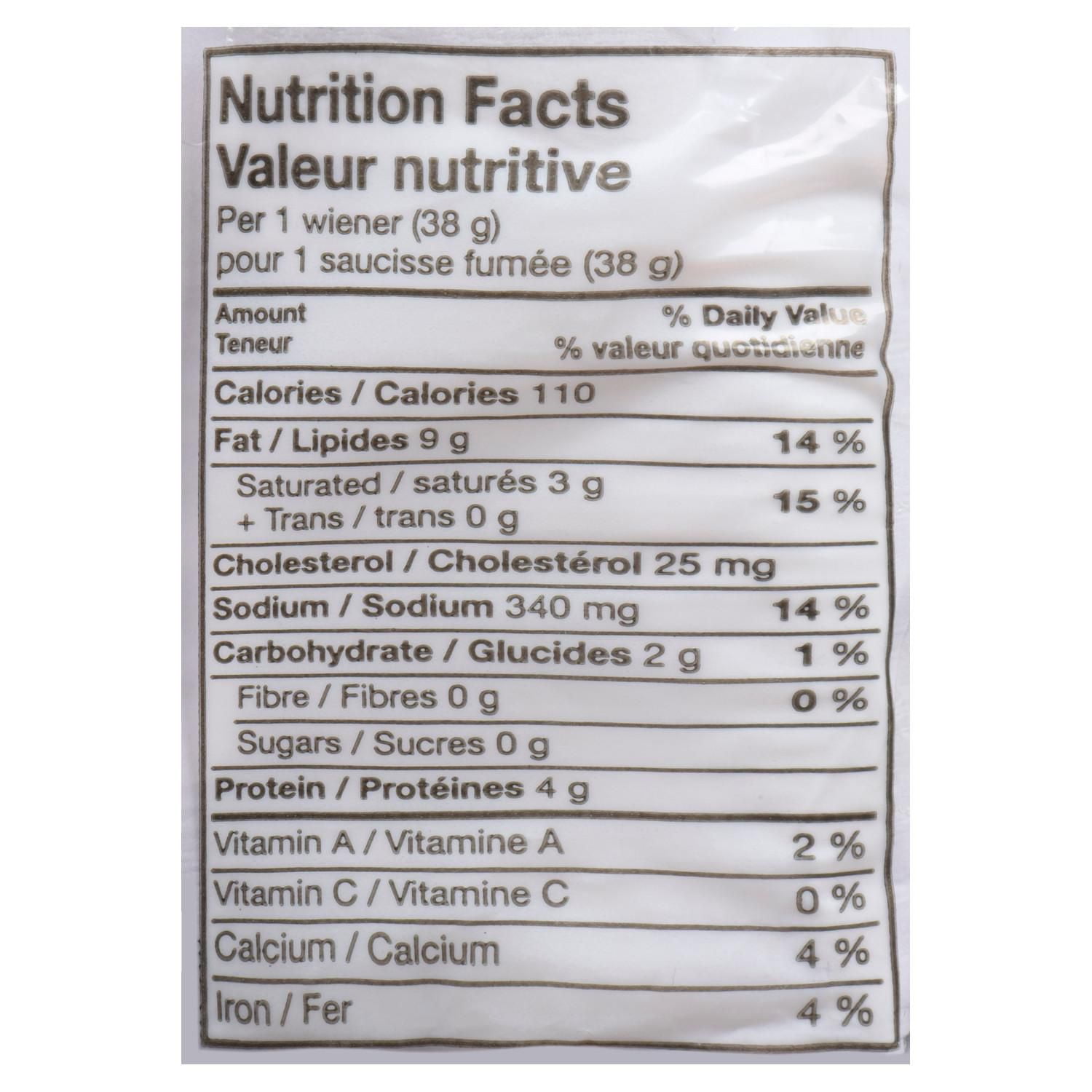 Saucisses fumées classiques format familial Larsen 900 g