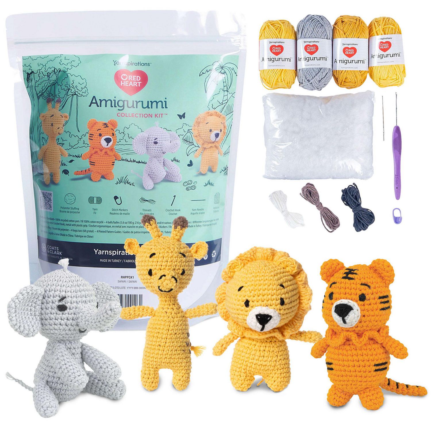 Lion Plastic Bag Holder, Crochet Jungle Decor, Walmart Bag Holder