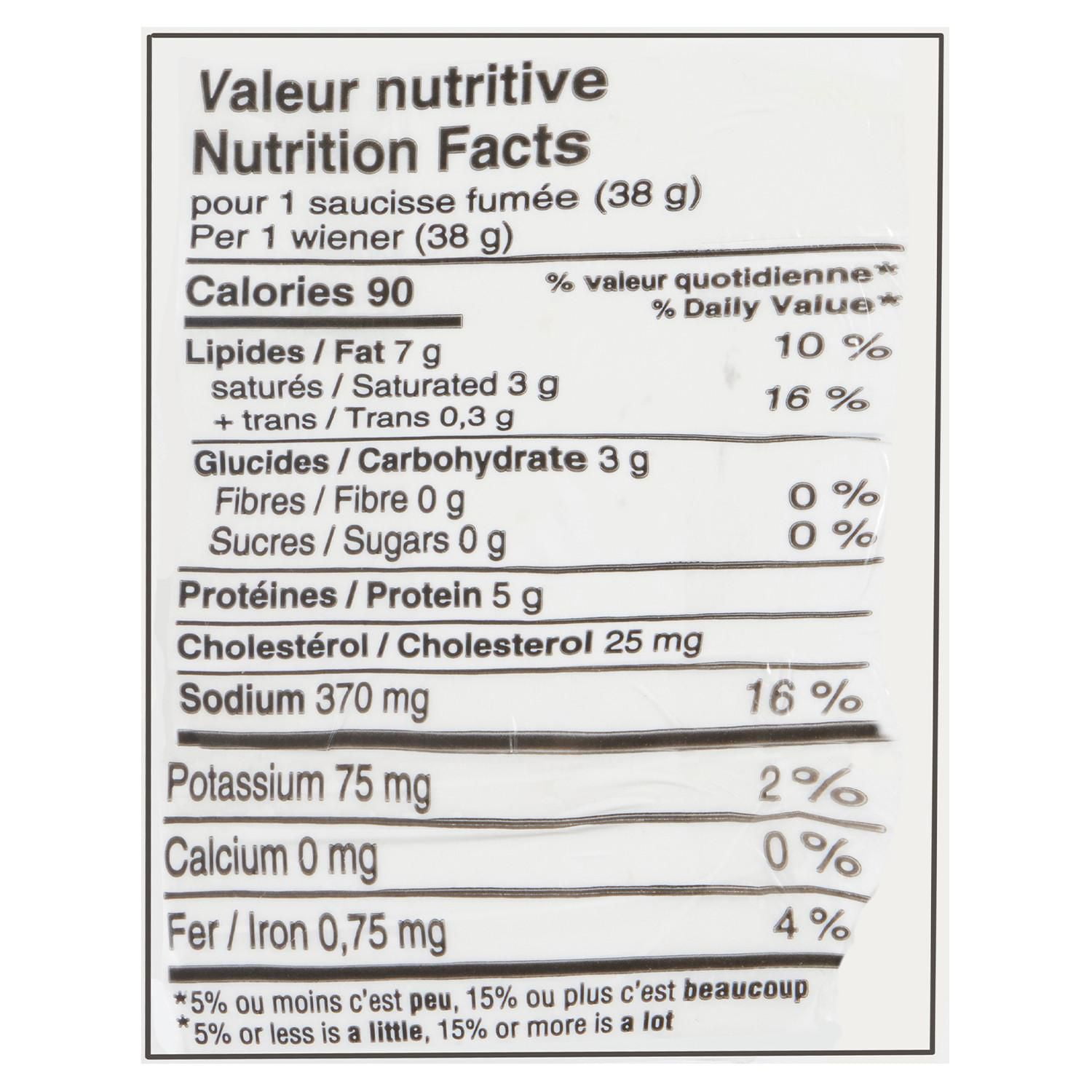 Hygrade All Beef Wieners, 375 g