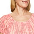 thumbnail image 4 of Penmans Women's Burnout Peasant Top, 4 of 6